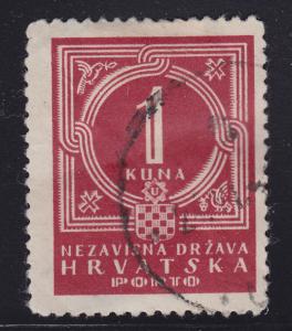 Croatia J7 Postal Due 1941