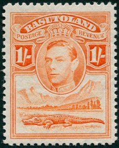 Basutoland 1938 1s red-orange SG25 unused