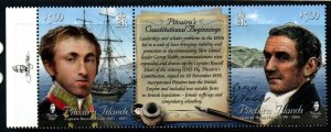 PITCAIRN ISLANDS SG1009/10 2018 PITCAIRN CONSTITUTION  MNH