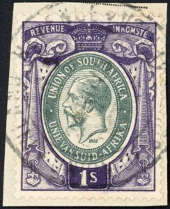 South Africa BF21 1/- Purple and Grey