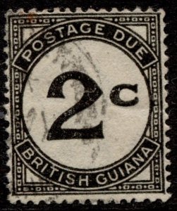 British Guiana #J2 Postage Due Used CV12.00