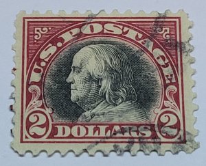 U.S. # 547 VF+ $2 Franklin CV $35.