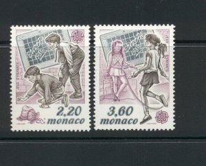 Monaco #1682-83 (1989 Europa set) VFMNH CV $4.25