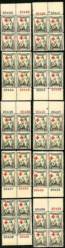 US Stamps # 702 MNH F-VF Lot of 25 Plate Blocks