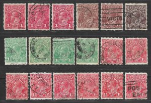 Doyle's_Stamps: Used Early Australian Lot/Mixture