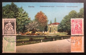 1926 Buzias Romania Picture postcard Cover To Garfield NJ USA