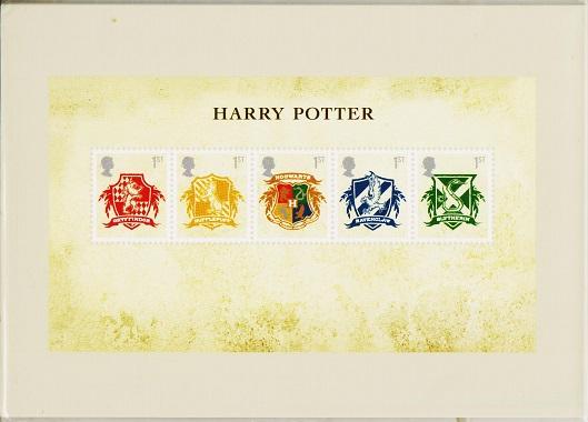 Great Britain. 2007 Harry Potter. PHQ Cards(6) Unused