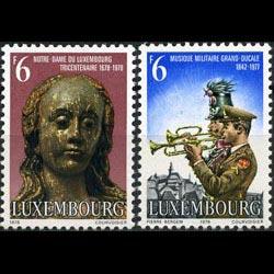 LUXEMBOURG 1978 - Scott# 612-3 Events Set of 2 NH