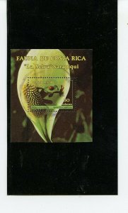 Costa Rica #385 (CO530) S/S Fauna & Flora issue, M, NH, F-VF, CV$87.50