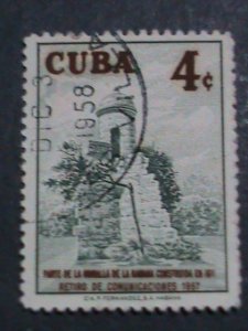 ​CUBA  3 ALMOST 80 YEARS OLD- VERY OLD USED CUBA-STAMP WE SHIP TO WORLD WIDE