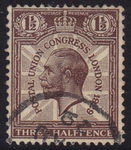 GB - 1929 - #207 - used - King George V Postal Union