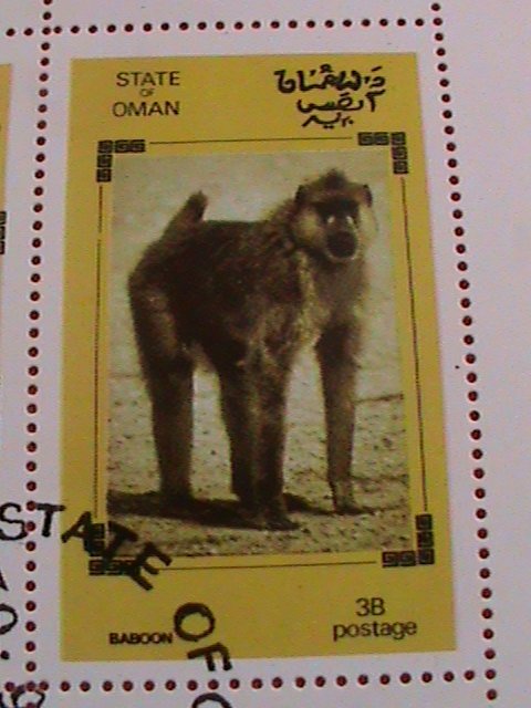 STATE OF OMAN STAMP : 1973 WILD ANIMALS  STAMP. CTO-MNH  SHEET. VERY RARE