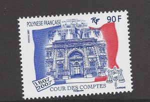 French Polynesia, 943, Audit Building Single,**MNH**