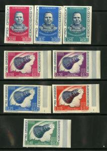 Paraguay Stamps # 775-82 XF OG NH Imperf