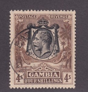 Gambia Scott # 118 VF used with nice color cv $ 26 ! see pic ! 