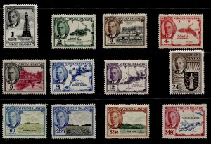 British Virgin Islands #102-113 KGVI Definitive Set MNH/MVLH OG No Faults