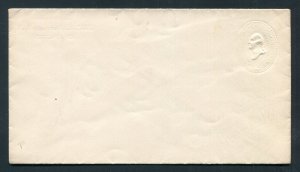 Ca. 1900 Portland, Maine Unused Postal Stationary Cover - Albino Printing Error