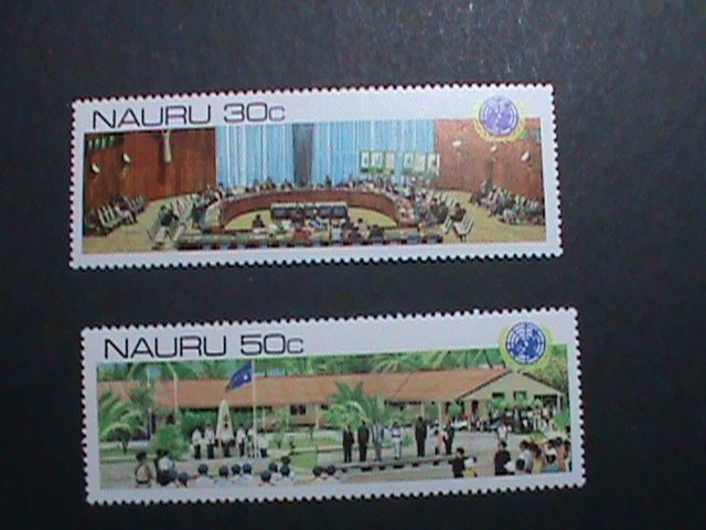 ​NAURU-1980-SC#222-3  20TH ANNIVERSARY UN DE-COLONIZATION DECLARATION -MNH -VF