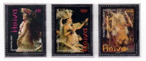 French Polynesia 2007 - Heiva Festival   - MNH set #  951-953