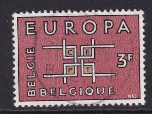 Belgium  #598 used 1963   Europa  3fr