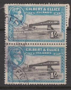 Gilbert & Ellice Islands Sc#48 Used Pair