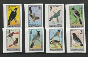 BIRDS-VIETNAM #913-20 (IMPERF) MNH