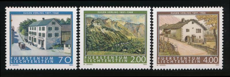 LIECHTENSTEIN 1153-1155 MINT NH ART