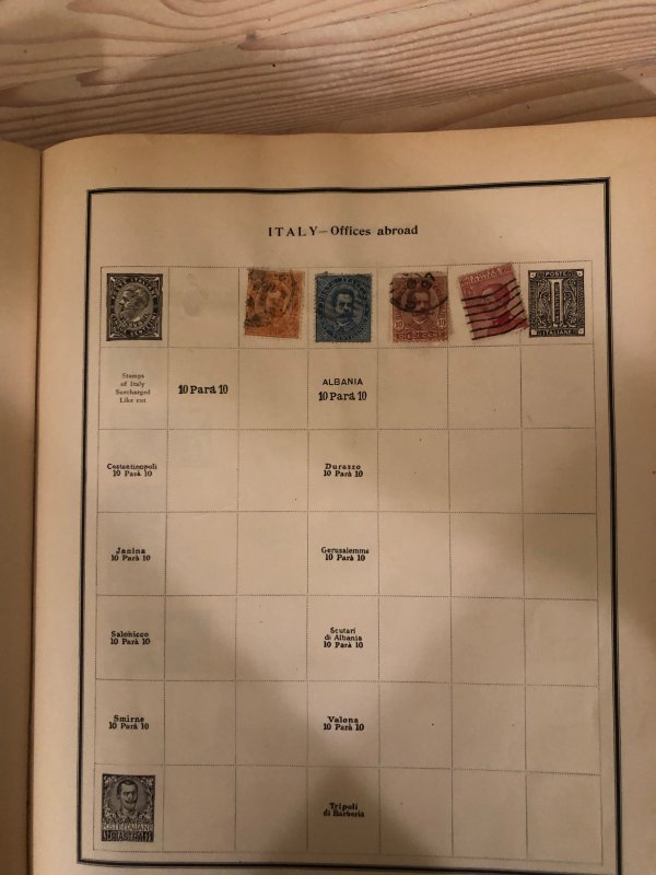 Modern Stamp Album Circa 1921