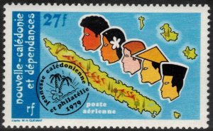 NEW CALEDONIA 1979 Youth and Philately; Scott C157; MNH