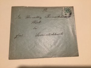 Germany Schwientocklowitz 1896 postal cover  Ref A752