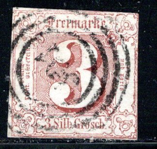 German States Thurn & Taxis Scott # 12, used