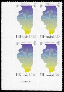 PCBstamps  US # 5274 PB $2.00(4x{50c})Illinois Statehood, MNH, (PB-3a)