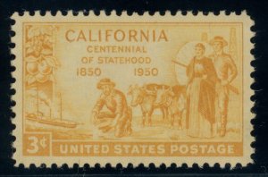 US Stamp #997 California Statehood 3c - PSE Cert - XF-SUP - MNH - SMQ $30.00