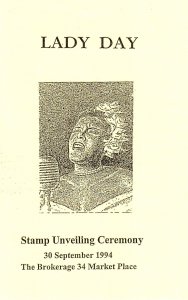 USPS 2nd Day Unveiling Ceremony #2856 (#2854-61) C11 Billie Holiday Jazz 1994