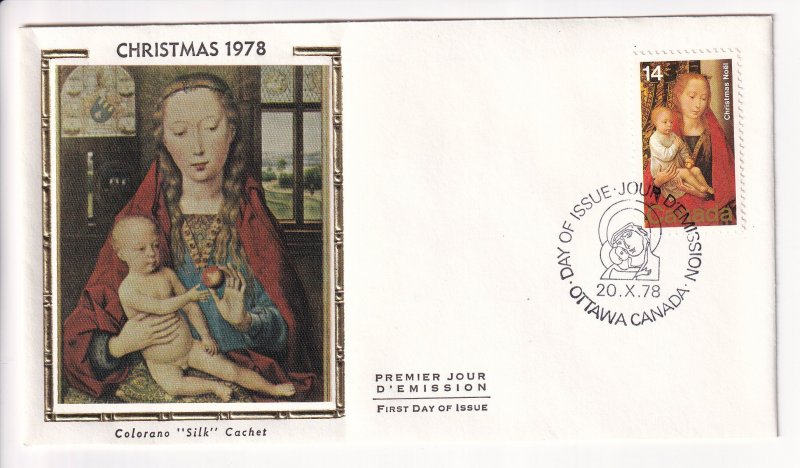 1978 Ottawa, Canada, Christmas, Colorano Cachet, FDC (S31046)