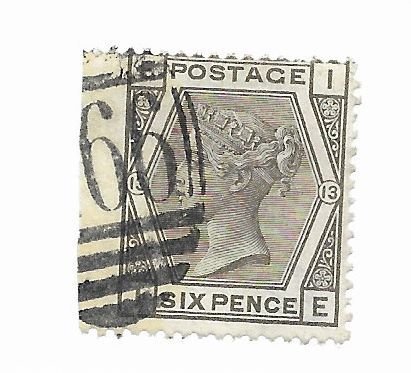 Great Britain #62 PL13 Perfs Used - Stamp - CAT VALUE $70.00