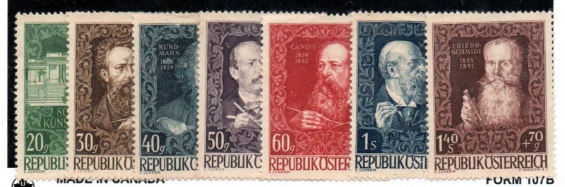 Austria B245-251 Set Mint hinged