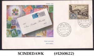 VATICAN CITY - 1952 AIR MAIL COVER WITH STAMP JUBILEE STAMP