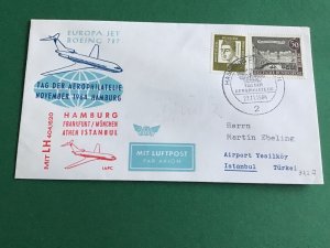 Germany Hamburg-Istanbul 1964 Luftpost Airmail  Stamp Cover R43937