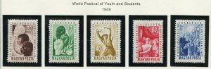 HUNGARY SCOTT#851/55  MINT NEVER HINGED--SCOTT $9.00