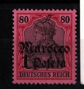 German Offices in Morocco Sc 28 LH - 1905 issue UNWTRMKD