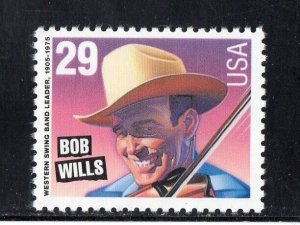 2774 *  BOB WILLS ~ COUNTRY SINGERS  *  U.S. Postage Stamp MNH  ^