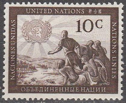 United Nations  #6  MNH (S818)