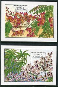 Antigua Barbuda 1135-1136, MNH, Plants, Flowers. x1753