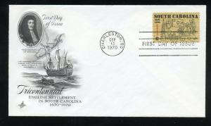 US 1407 South Carolina UA ArtCraft FDC