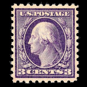 WCstamps: U.S. Scott #464 / 3c Violet Type I, XF, Mint OGph / CV $65