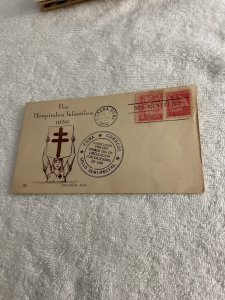 CUBA.1950-PRO HOSPITALES INFANTILES./TUBERCULOSIS .FDC