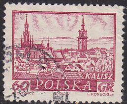 Poland 952 Historic Towns, Kalisz 60Gr 1960