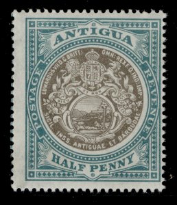 ANTIGUA EDVII SG31, ½d grey-black and grey-green, M MINT.