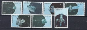 Laos 781-87 MNH 1987 Space Satellites (ak2607)